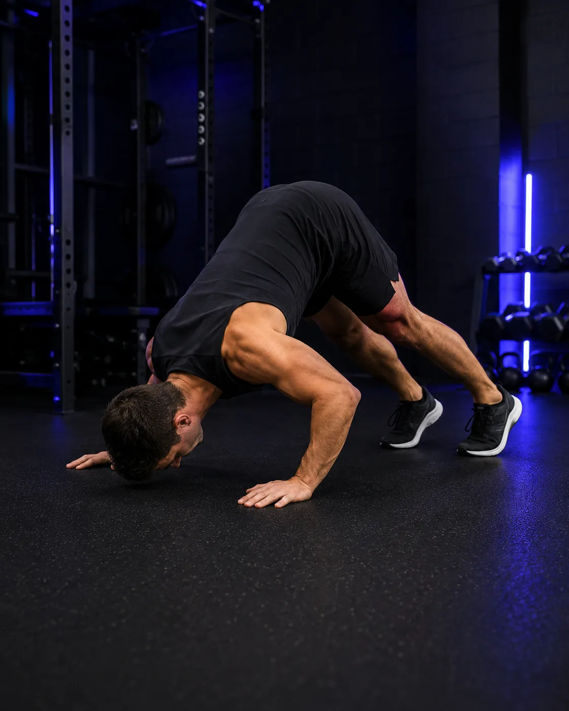 Pike Push-Up hareketinin stüdyo hero görseli